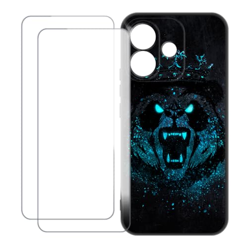 Redmi Note 17 Pro China�ƌ݊��������� �X�N���[���v���e�N�^�[�ƃP�[�X - �{���Ă���p���_ | 6.83" 5G 2-in-1�o���h���A�v�����gTPU�J�o�[�{2�����苭���K���X�t�B�����A�ϏՌ��ی�L�b�g