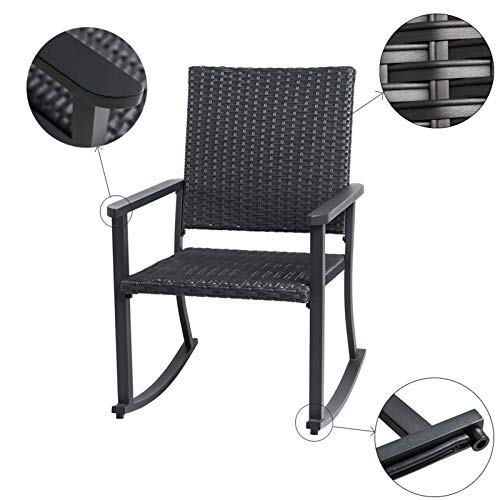 C-Hopetree-Mecedora-Al-Aire-Libre-para-Patio-Exterior-Porche-Marco-Metalico-Negro-Todo-El-Tiempo-Mimbre 41d3bOoJBaL