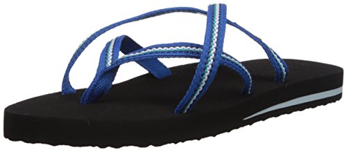 Teva womens Olowahu Sandal, lindi blue, 7 M US