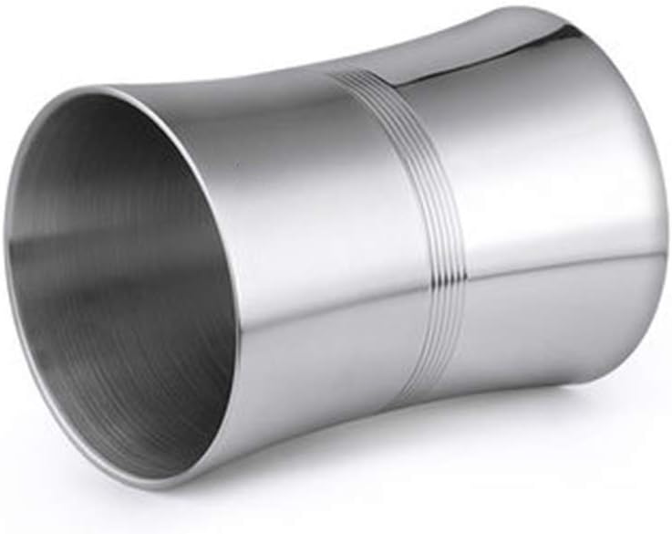 プロフェッショナルメタルバーウェア/バーツール、13.8 x 18.8cm ステンレススチールアイスバケット ハンドルと排水トレイ付