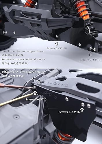 Image of Nylon Upgrade Parts Mud Fender Mudguard Front + Rear for Traxxas 1 /6 XRT #78086-4 1 /5 X-MAXX 77086-4 XMAXX Monster Truck