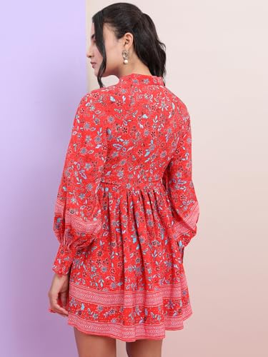Image of Tokyo talkies Womens Fit and Flared Dress