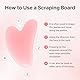 Gua Sha-Massage-Kit, Gua Sha Stein, Natürlicher Jade-Gesichtsroller und Gua Sha Stein für effektive Gesichtsmassage, Hautstraffung und Reduzierung von Augenschwellungen, Premium Jade Massagewerkzeug