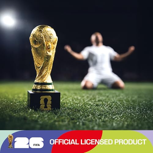 نسخة طبق الاصل ثلاثية الابعاد مرخصة رسميا من واجون انترناشيونال 70 ملم مع قاعدة لكأس العالم فيفا 2026