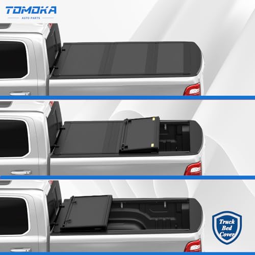 Image of TOMOKA Low-Profile Truck Bed tonneau Cover fits 2019-2023 Ford Ranger 5 feet Bed