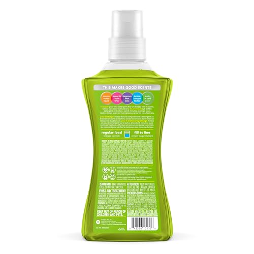 Image of Method Liquid Laundry Detergent, Coconut + Cactus Water, 66 Loads Per Bottle, Stain Remover, 53.5 Fl Oz (Pack of 1)