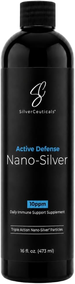Colloidal Silver w/Nano Technology - 8X More Effective - 10ppm 16oz