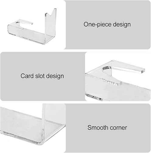 Miniatura 3 de MiOYOOW Soporte de exhibición para pistolas, soporte acrílico para pistola de gas resistente a la abrasión para todo tipo de pistolas pequeñas