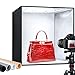 Produktbild ESDDI Foto Zelte 50x50x50 cm Leuchtkasten Fotostudio Tragbare Faltbare Studiobox LED Beleuchtung mit 120 LED Fotografie Softbox Kit mit 4 Verschiedenen farbigen Hintergründen von ESDDI