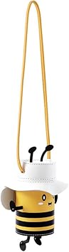 Bee-Shaped DIY Bucket Bag Kit for Beginners and Professionals, Handmade Pu and Polyester Material with Alloy Hardware, Adorable Yellow Crossbody Bag Making Supplies