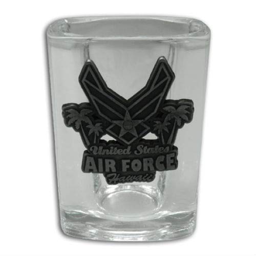 Verre à shot Air Force Hawaii incassable pour éviter les bris de verre