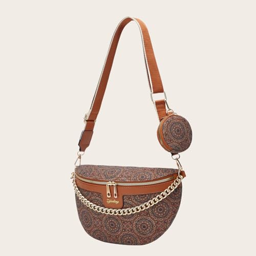 Image of Small Shoulder bag Crossbody waist bag women's chest bag Casual crossbody bag shoulder bag