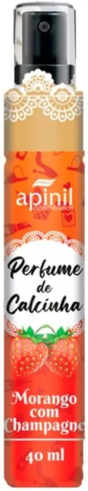 Perfume de Calcinha para Higiene Íntima Feminina Morango Com Champ