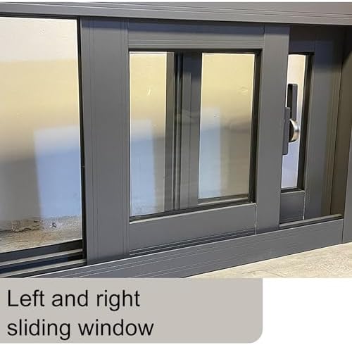 Aluminum Sliding Window with Tempered Glass - Flush Mount Basement Window for Sheds, Chicken Coops, Playhouses, Garages & Barns - Durable, Energy Efficient, Easy Installation