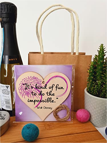 Inspirational Wooden Heart Sign - Hanging Home Decor with Uplifting Message - Great Gift for Her Bedroom, Office, or Hallway - Image 4