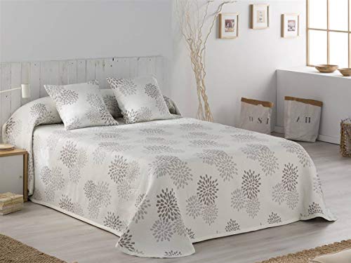 JVR Tejidos Colcha piqué Samba - Cama 135 cm - Color Beig