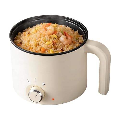 Electric Pot for Cooking | Personal Frying Pan | Dorm Electric Cooker Pot | for Egg Soup Porridge Steak Oatmeal College Students