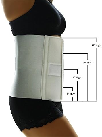 Alpha Medical Obesity & Bariatric Abdominal Binder for Hernia Surgery Support & More (10 High ; X-Large Length)