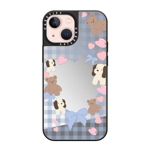 Coque miroir iPhone 13 Mini CASETiFY protection antichoc compatible MagSafe réfléchissante noir