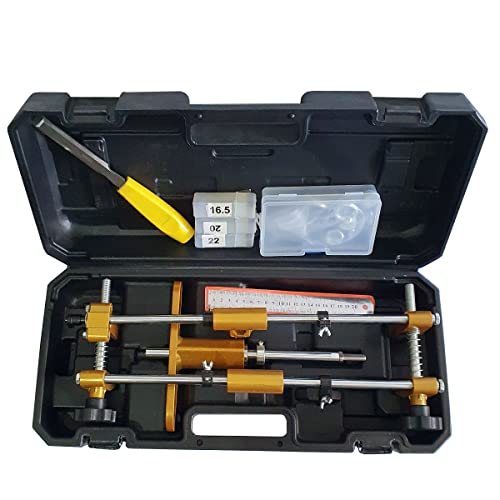 Gabarito para Furação de Fechaduras de Portas com 3 Fresas