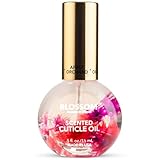 Blossom Cuticle Oil for Nails, Hydrating, Moisturizing, Scented Nail Oil Cuticle Care, Infused with Real Flowers, Made in USA, 0.5 fl. oz, Apple