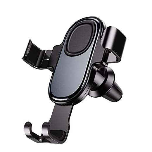 Newaner Soporte Móvil Coche, Soporte Télefono Coche por Gravedad para Rejillas del Ventilación, Soporte Movil Universal Car Phone Holder para iPhone 13 Pro MAX 12 Mini (Gris)