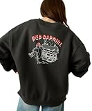 [RED CAP GIRL] [レッドキャップガール] ドムドムハンバーガー 裏起毛 トレーナー メンズ スウェット どむぞうくん トップス ダークグレー:L