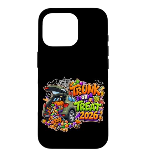 Trunk or Treat 2026 Halloween Candy Car Party Case for iPhone 16 Pro