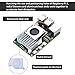 GeeekPi AI HAT+ Build-in Hailo AI Accelerator with Metal Case & Active Cooler for Raspberry Pi 5 (26 Tops)