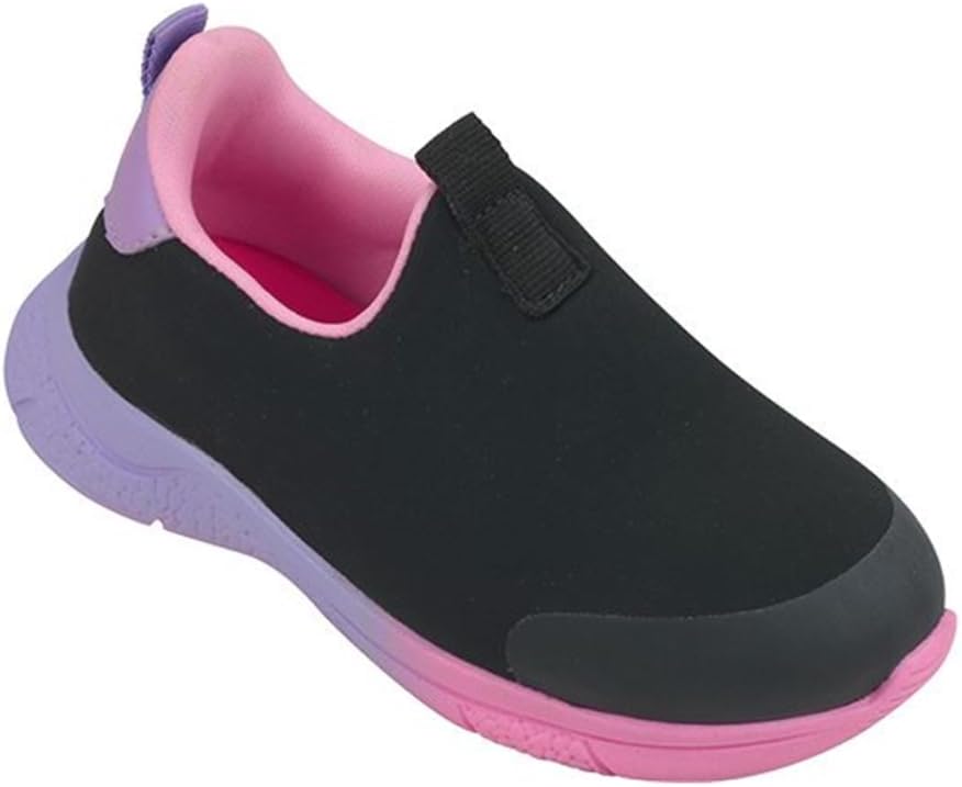 Tênis Infantil Menina Pampili Soft, com Palmilha Macia, Calce Prático e Solado Antiderrapante. Ideal para Uso Escolar e Atividades do Dia a Dia com Segurança e Elegância.