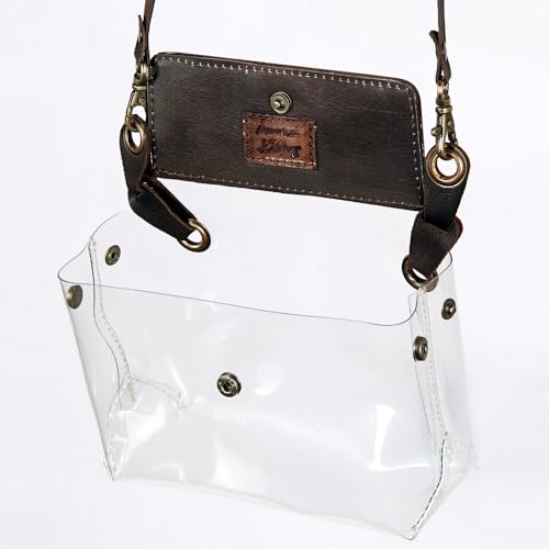 American Darling Clear Bag Genuine Leather Western Women Handbag Purse | for Cute4