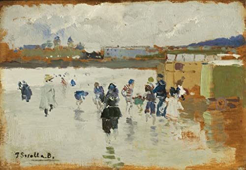 Sorolla La Concha Beach Peinture Toile Premium Impressionnisme