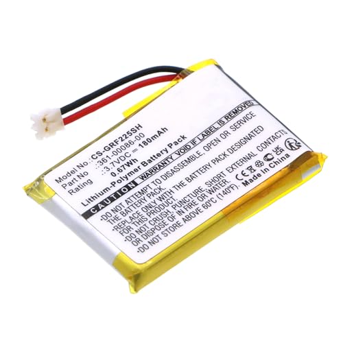 Sisawia �����p�o�b�e���[ Garmin 010-01959-00,Approach G10,Approach S20,Chronos Instinct,Forerunner 220,Forerunner 225,Forerunner 235,180