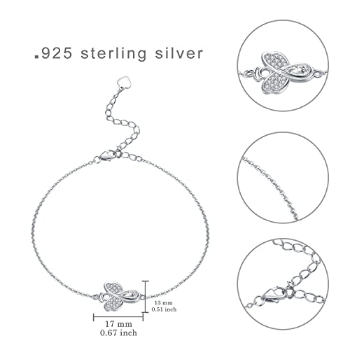 Peireara Guardian Angel Bracelet 925 Sterling Silver Guardian Angel Bracelets Spiritual Protection Birthday Jewelry Gift For Women Girls Daughter Wife #TOP5
