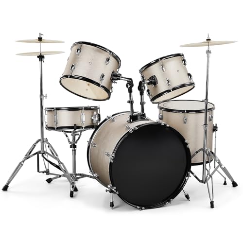EPOFIT 22-Inch Adult Drum Set, 5-Piece Full Size Acoustic