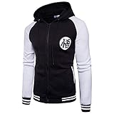 Tipo de Patrón: Patchwork ZHIWEINI Sudadera De Hombre Sudaderas con Capucha para Hombre Otoño Sudadera con Capucha Hombres Dragon Ball Coat Casual Chaqueta Masculina Moda Boy Sudaderas con Capucha Sudadera
