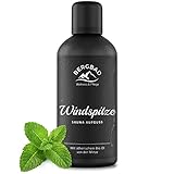 BERGBAD Saunaaufguss BIO MINZE 100ml Windspitze - Natürlicher Sauna-Aufguss mit ätherischen BIO Ölen