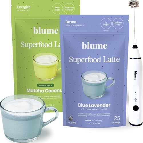 Blume Matcha & Blue Lavender Latte - Starter Pack with