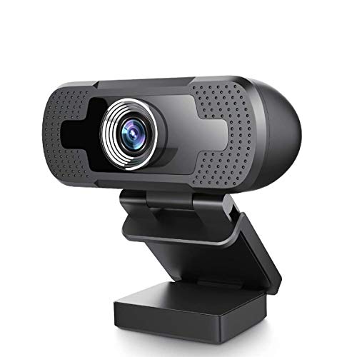 1080P HD Webcam, USB Plug & Play Webkamera Cover