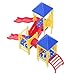 SEWACC 1 Set Miniature Playground Model, 1:75 Scale, Mini Outdoor Model, DIY Sand Table Decoration, 3.34 x 1.96 x 1.96 Inch