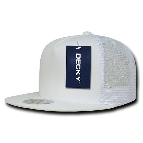 Decky5 Panel Flat Bill Trucker Baseball Cap