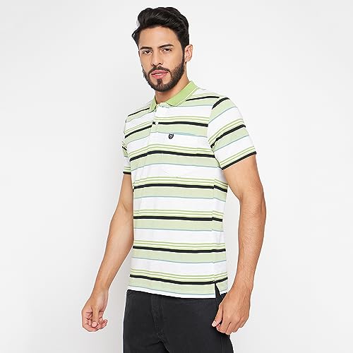 Image of Duke Stardust Men Polo Neck Half Sleeve Cotton T-Shirt (LF7047 Pista S)