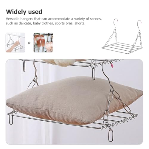Étendoir à linge balcon durable en acier inoxydable de qualité - 7