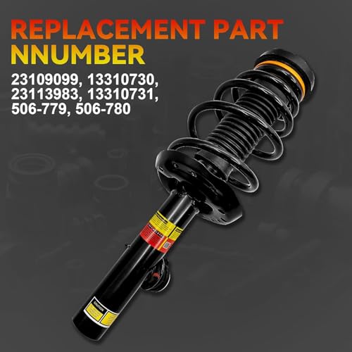 LUFT MEISTER 13310730 23109099 2 PCS Front Struts Shocks Absorber w/Electric Assy with spring Compatible with Buick LaCrosse 2.4L 3.6L 2010-2016,23113983, 13310731 by LUFT MEISTER - Image 2