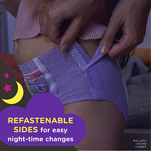 Pull-Ups Girls' Nighttime Potty Training Pants, Training Underwear, 3T-4T (32-40 Lbs), 60 Ct #TOP3