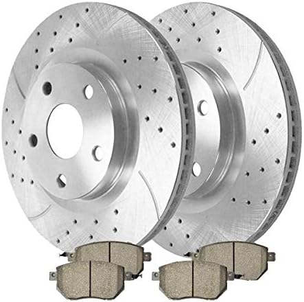 Pedals & Pads For Nissan Murano Front & Rear Drilled & Slotted - Foto 11