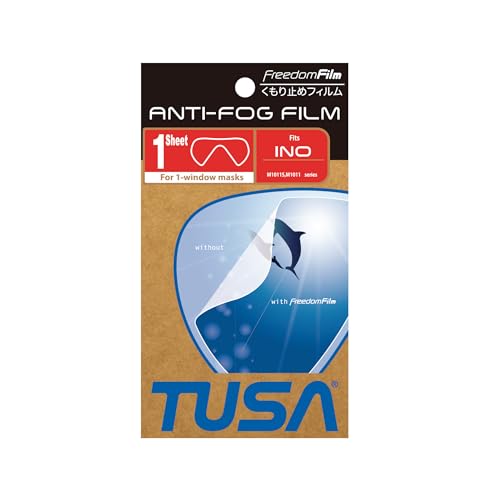 TUSA Anti-Fog Freedom Film for Scuba Diving/Snorkeling Masks, fits M-1011 Ino Masks