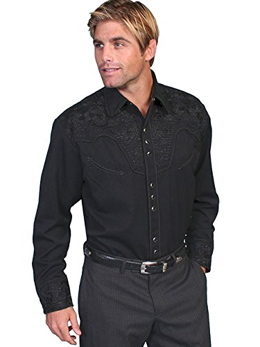 Scully Men's P-634,Jet Black,Us Xl #TOP15