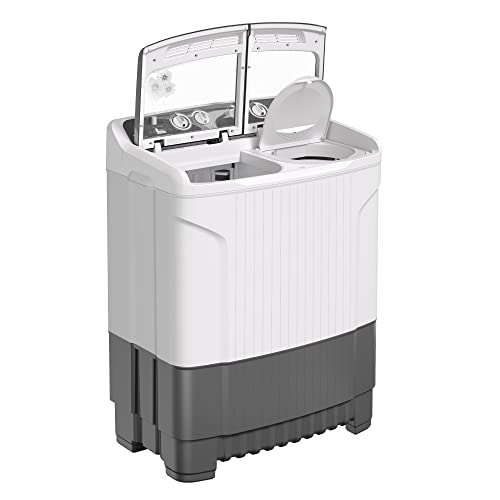 Image of Godrej Edge 7.5 Kg 5 star Semi-Automatic Top Loading Washing Machine Appliance (WSEDGE 75 5.0 TB3 M STGR, Satin Grey, Toughened glass lids)
