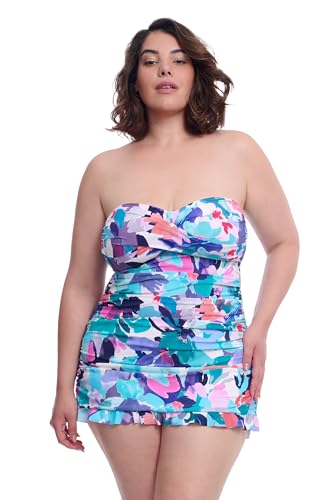 Maillot de bain une pièce bustier floral pour sublimer la silhouette avec confort